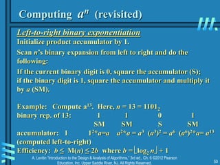 A3 Algorithm Ch6 transform and conquer | PPT