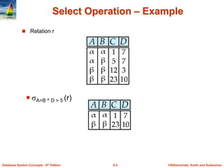 Relational Algebra and relational queries .ppt