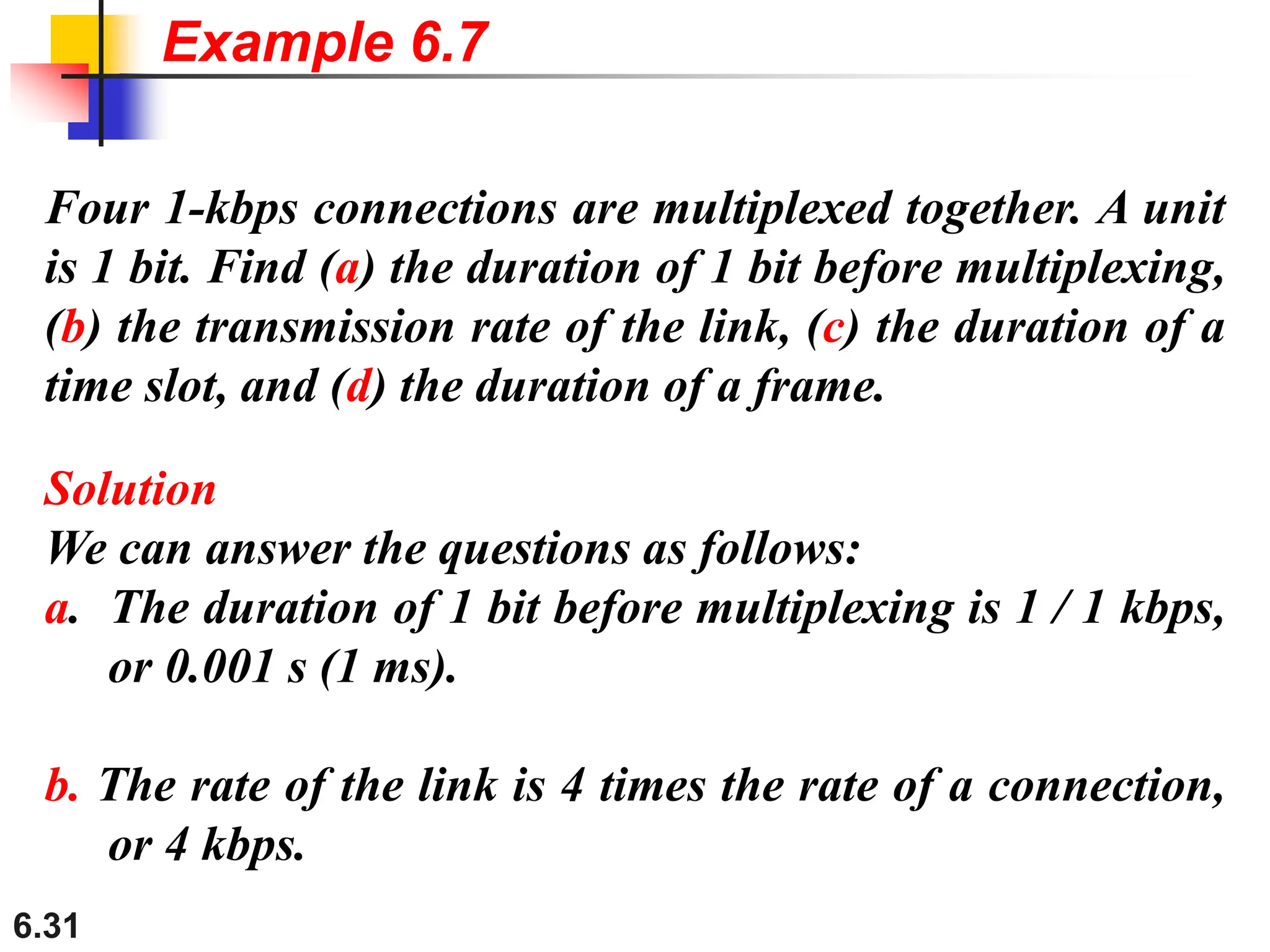 multiplexing and spreading bandwidth utilization | PPT
