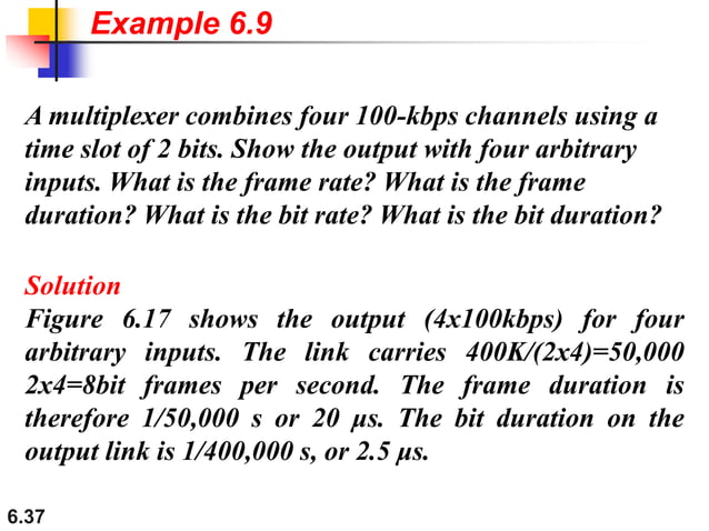 multiplexing and spreading bandwidth utilization | PPT