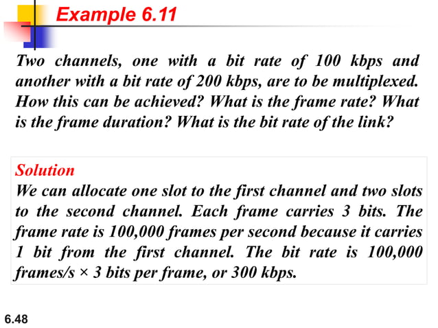 multiplexing and spreading bandwidth utilization | PPT