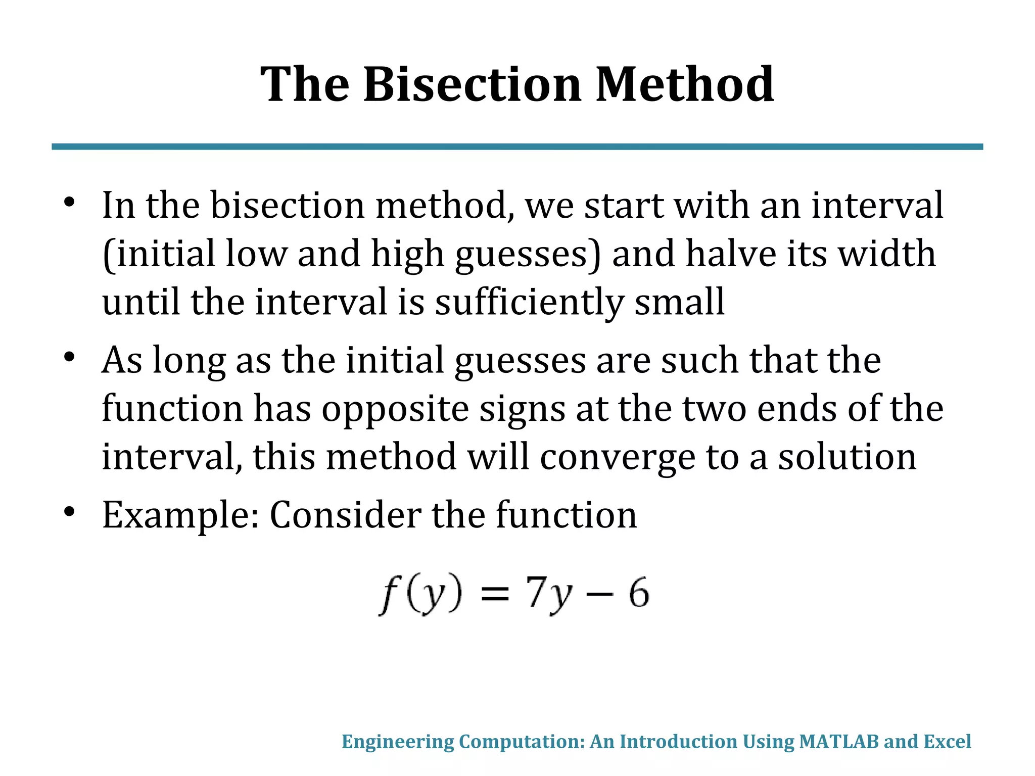 bisection method | PPT