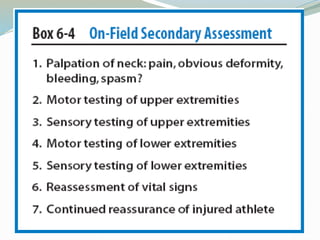 Chapter # 6: Cervical Spine Injuries in Athletes. Emergency Care And ...