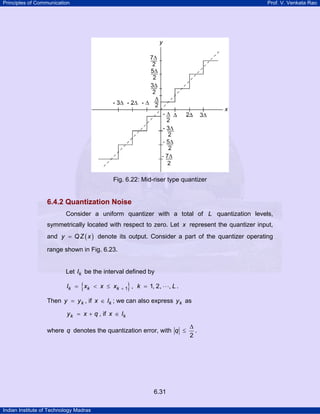 Mid Rise Quantization Ch6 digital transmission of analog signal pg 99 | PDF