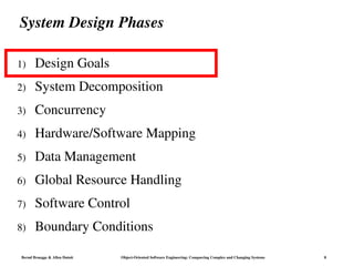 Comprehensive System Design in Object-Oriented Software Engineering ...