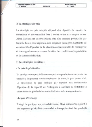 Ch6 le marketing mix