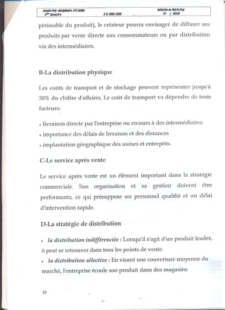 Ch6 le marketing mix