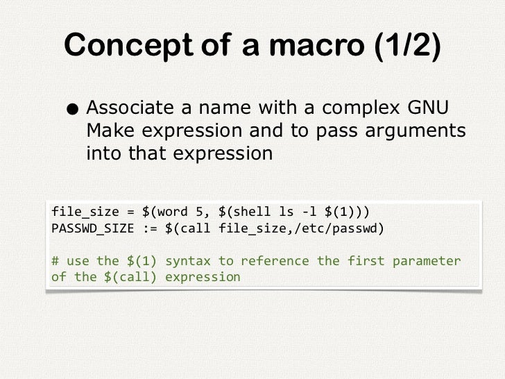Introduction to GNU Make Programming Language