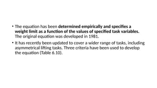Ergonomic Design and Safety in Manual Handling Tasks to Prevent ...