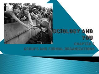 SOCIOLOGY AND
YOU
CHAPTER 6
GROUPS AND FORMAL ORGANIZATIONS

1

 