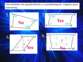5.
8.
7.
6.
No Yes
Yes No
 