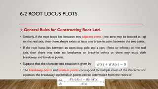 Constructing Locus Ch6 root locus method | PDF