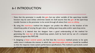 Ch6 root locus method | PDF