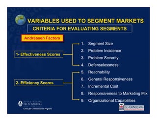 Segmented Capability Ch6 social marketing selecting target markets_acu | PDF