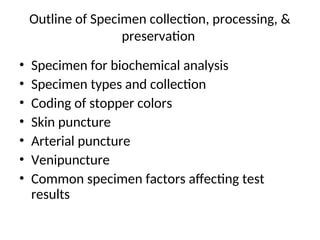 Ch 6 Specimen collection, handling, and processing 3.ppt