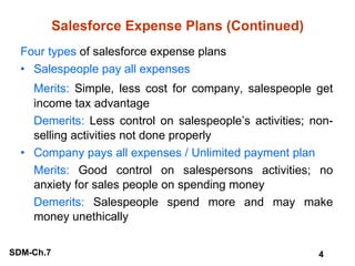 Ch7: Controlling the Salesforce | PPT