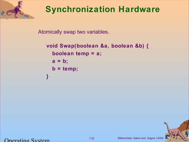 Ch7: Process Synchronization | PPT