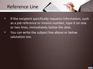 appearance and design of business message | PPT
