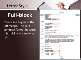 appearance and design of business message | PPT