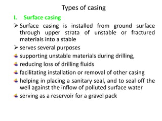Casing Falling Off CH7.2.ppt,ground water hydrology in ethi | PPT