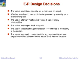 entity relationship model - usage,representation, conversion to er ...