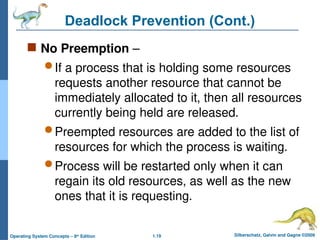 Deadlock Avoidance and Prevention Guides | PPTX