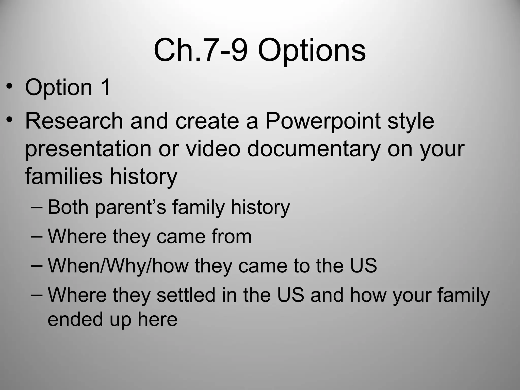 Ch. 7/8 Powerpoint | PPT
