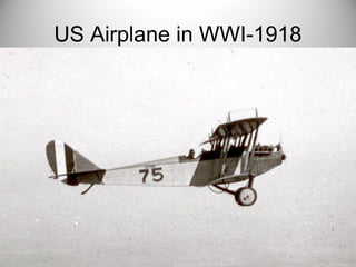 US Airplane in WWI-1918
 