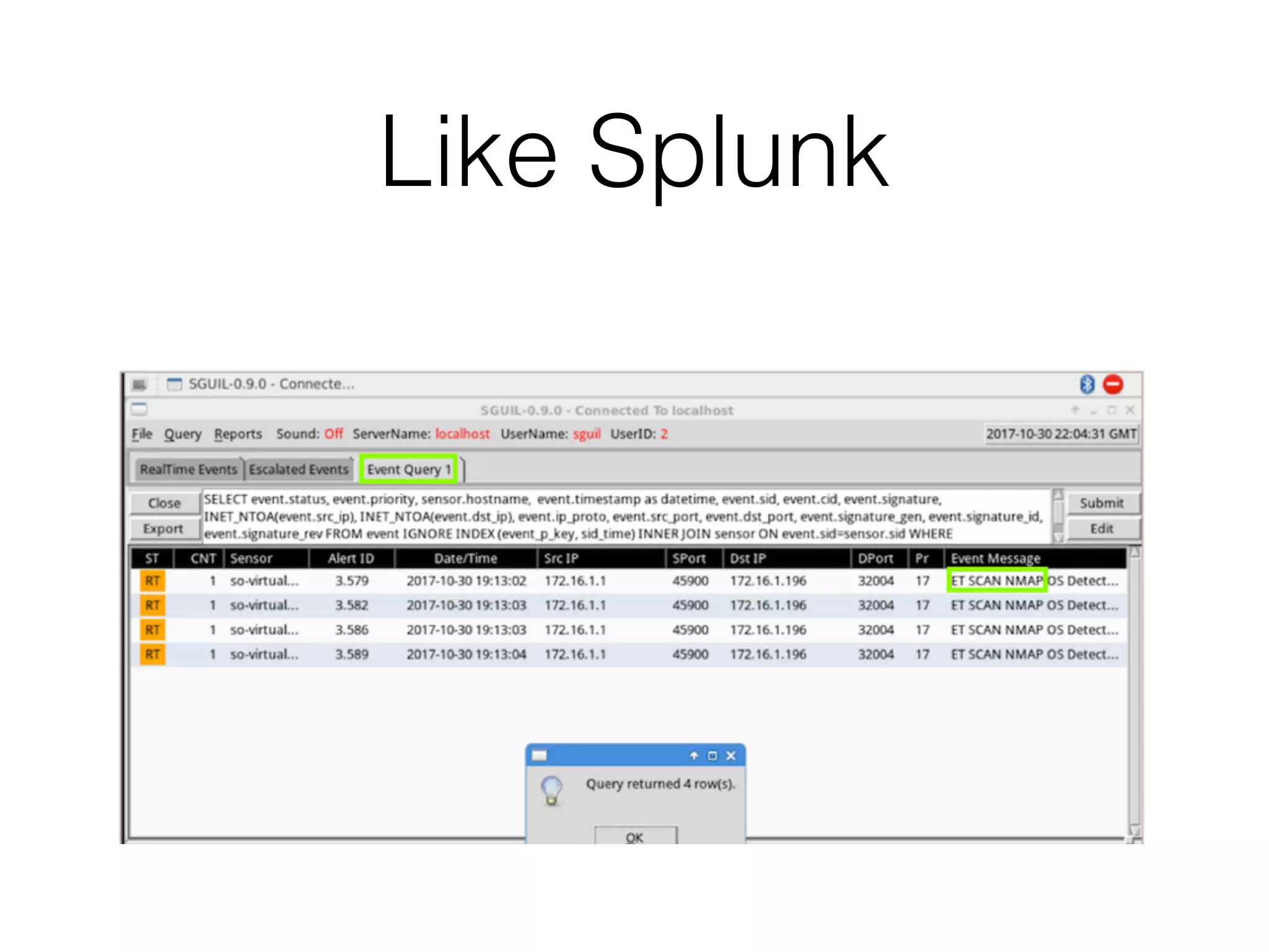 Like Splunk