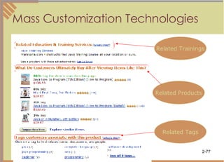 Mass Customization Technologies Related Trainings Related Products Related Tags 