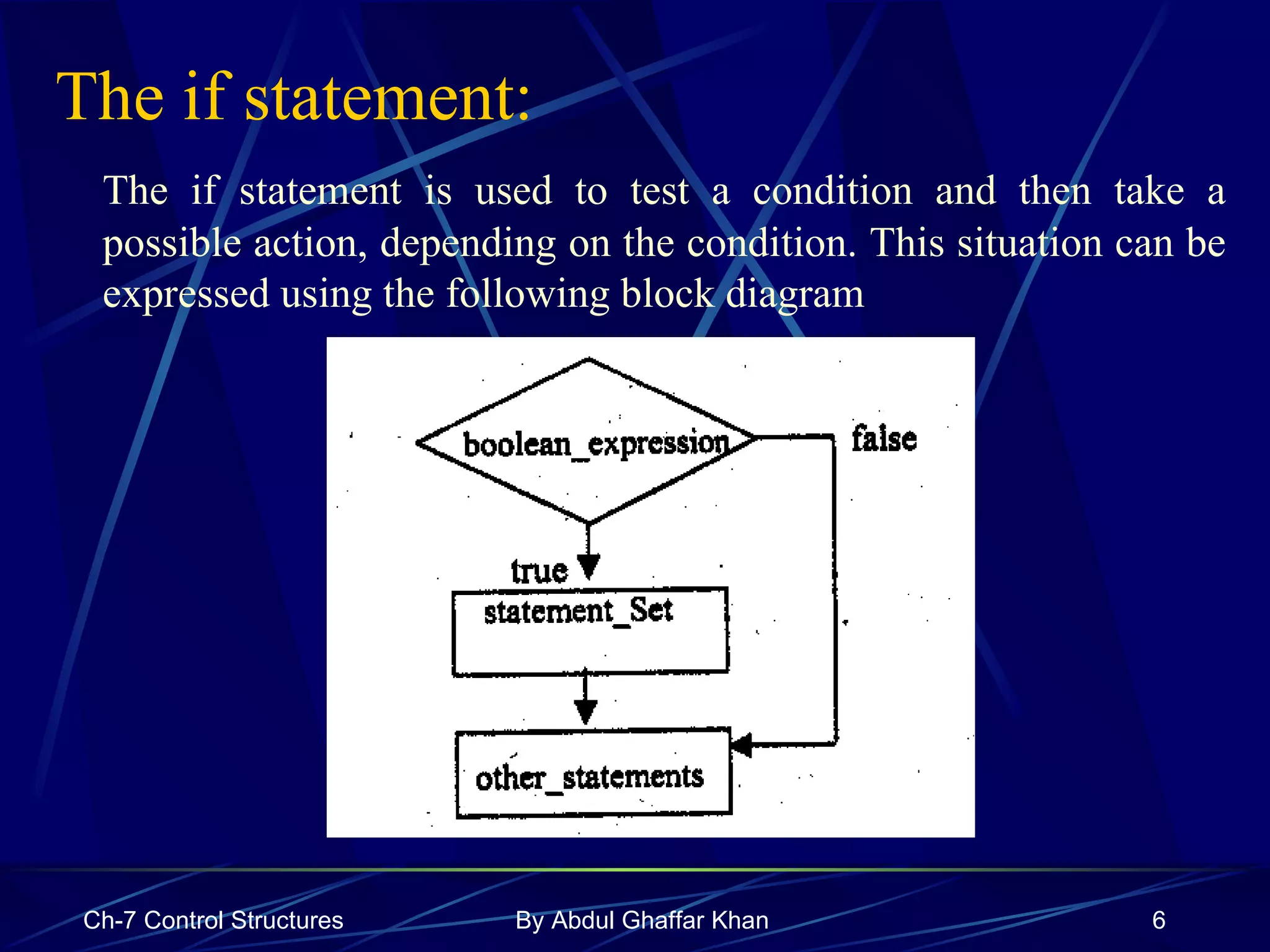 Control Structures | PPT