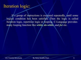 Control Structures | PPT