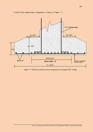 Ch 7 design of rcc footing | PDF