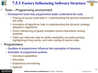 Ch7-Refactoring software refactoring-001 | PPT