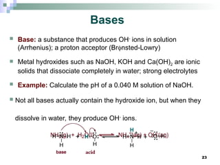 ch7_Acids&Bases.ppt. acid and bases , reactions of acids and bases ...