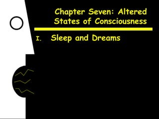 Chapter Seven: Altered States of Consciousness ,[object Object]