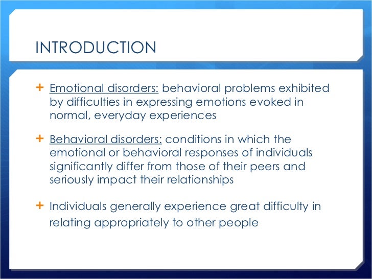 emotional behavioral disturbance emotional behavioral disturbance