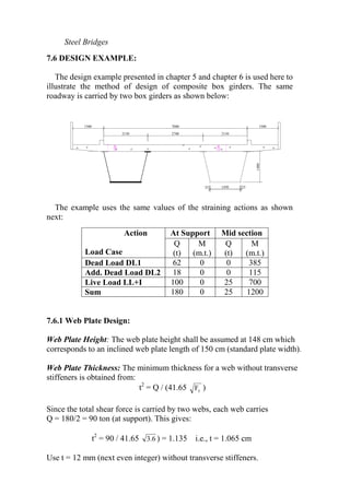 Ch7 Box Girder Bridges (Steel Bridges تصميم الكباري المعدنية & Prof. Dr ...
