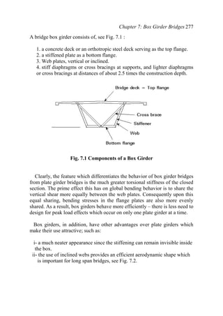 Ch7 Box Girder Bridges (Steel Bridges تصميم الكباري المعدنية & Prof. Dr ...