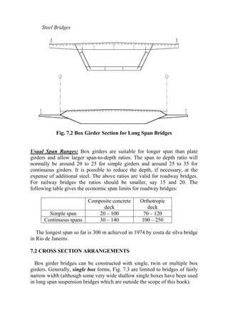 Ch7 Box Girder Bridges (Steel Bridges تصميم الكباري المعدنية & Prof. Dr ...