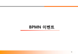 BPMN 이벤트




           6
 