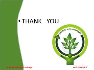 •THANK YOU
B.P.P. Kalamb-Walchandnagar Prof. Kokare A.Y.
 