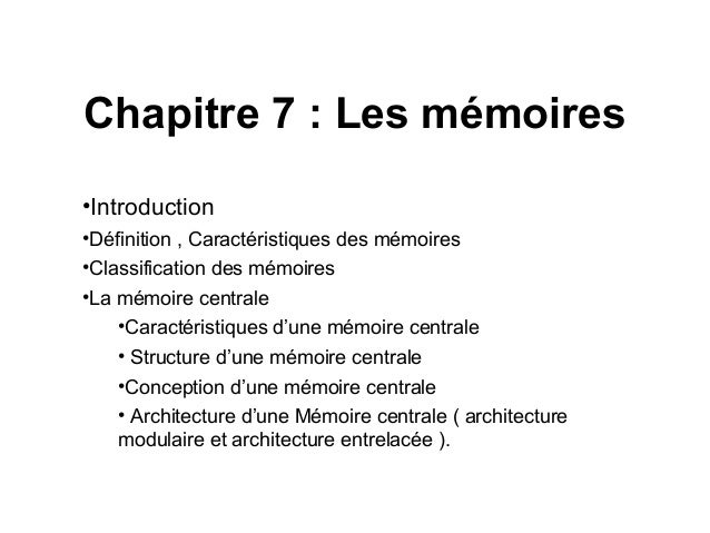 Scarica Gratis Images Ch7 Memoires actualisé par