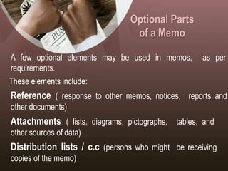 memo writing | PPTX