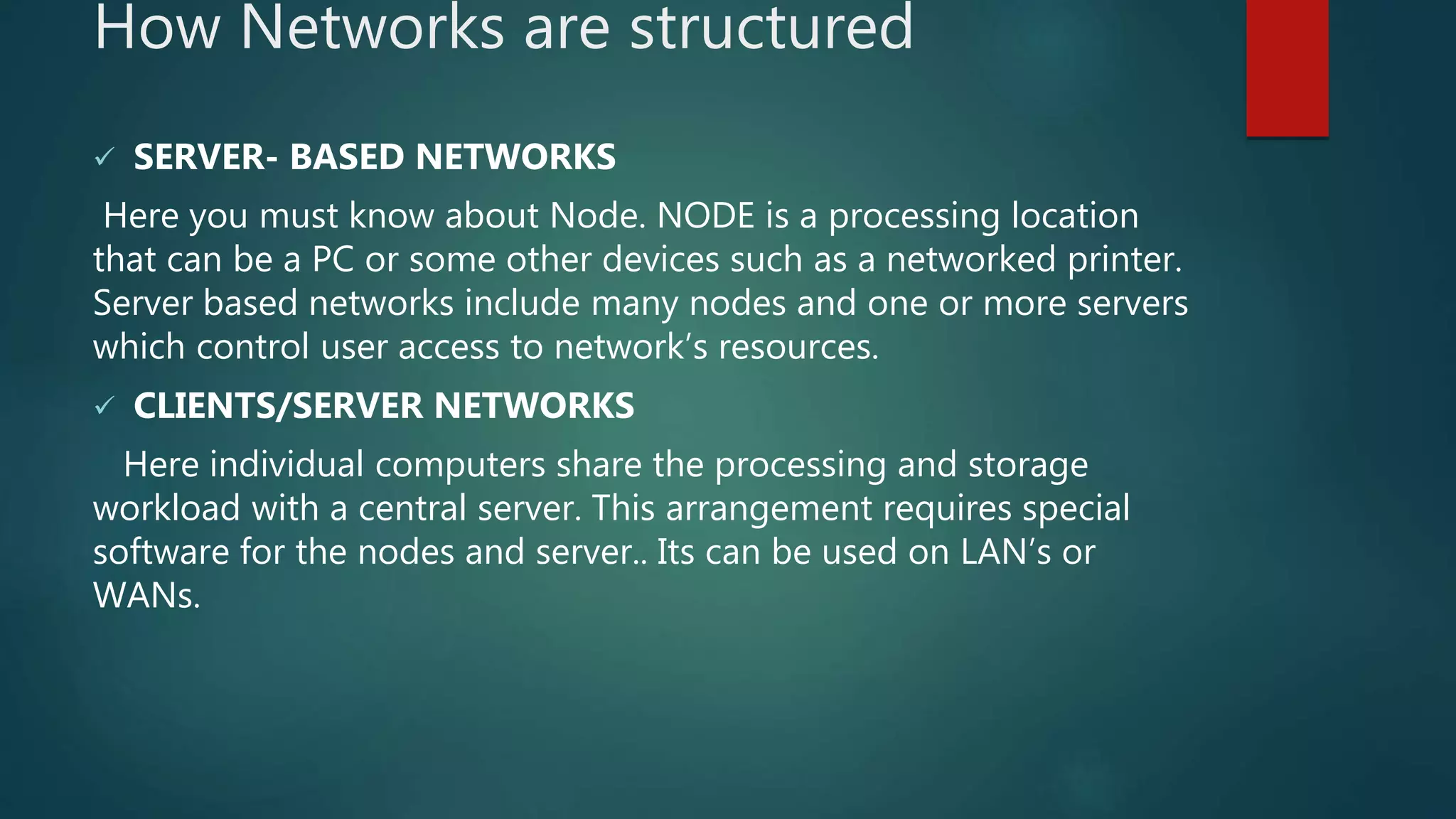 Networks | PPTX | Computer Networking | Computing