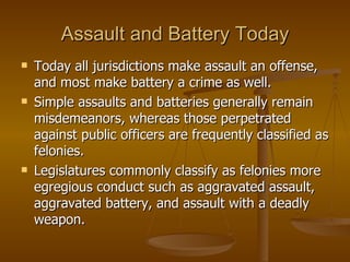 Ch 7 Other Crimes Against Persons | PPT