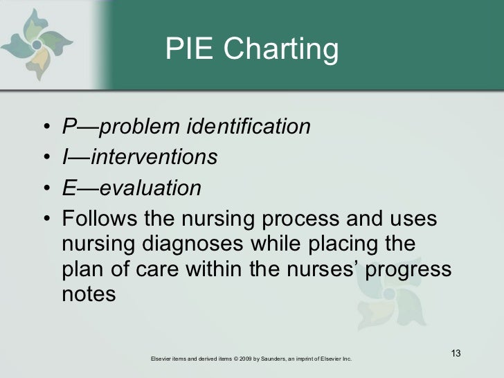 nursing documentation pie charting system nursing
