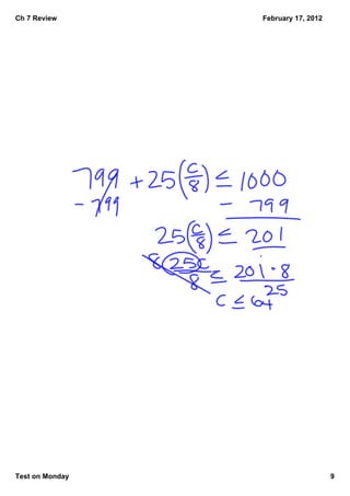 Ch7Review      February17,2012




TestonMonday                       9
 