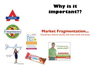 Why is it
        important??



 Market Fragmentation...
Caused by a diverse society with many needs and wants
 