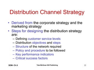 Ch8: Distribution Management & The Marketing Mix | PPT